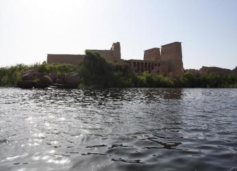 Le temple philaë qui est sur une île